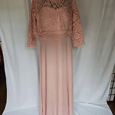 Blush pink formal dress Cindy XL prom wedding mother of the bride bridesmaid