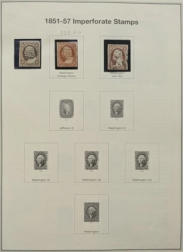US Stamp Collection in Heirloom Album Classics Columbians Scott Value $10,000+