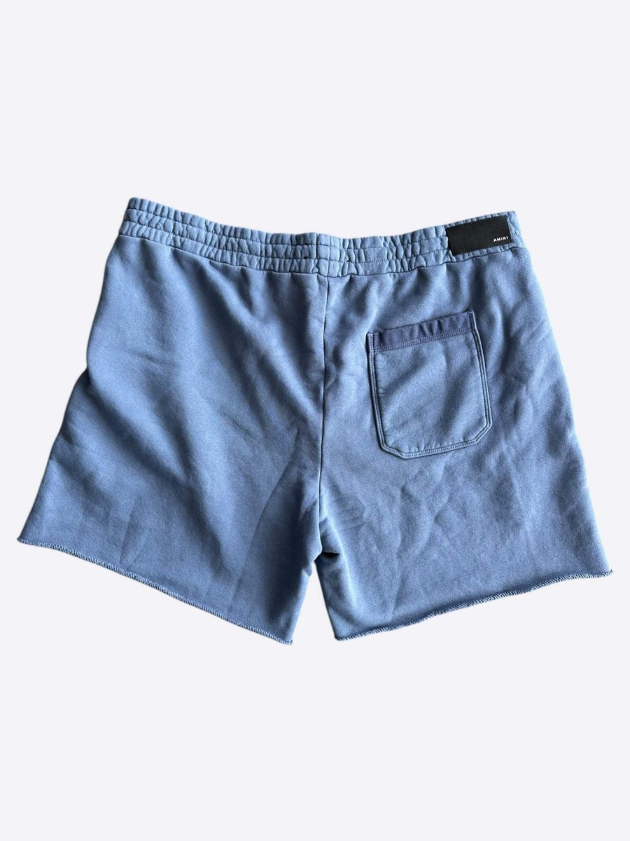 Amiri Blue & White 22 Logo Shorts | eBay