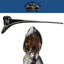 New Old Stock Chrome Hood Ornament Wamber Face For 1949-50 Desoto 1335605