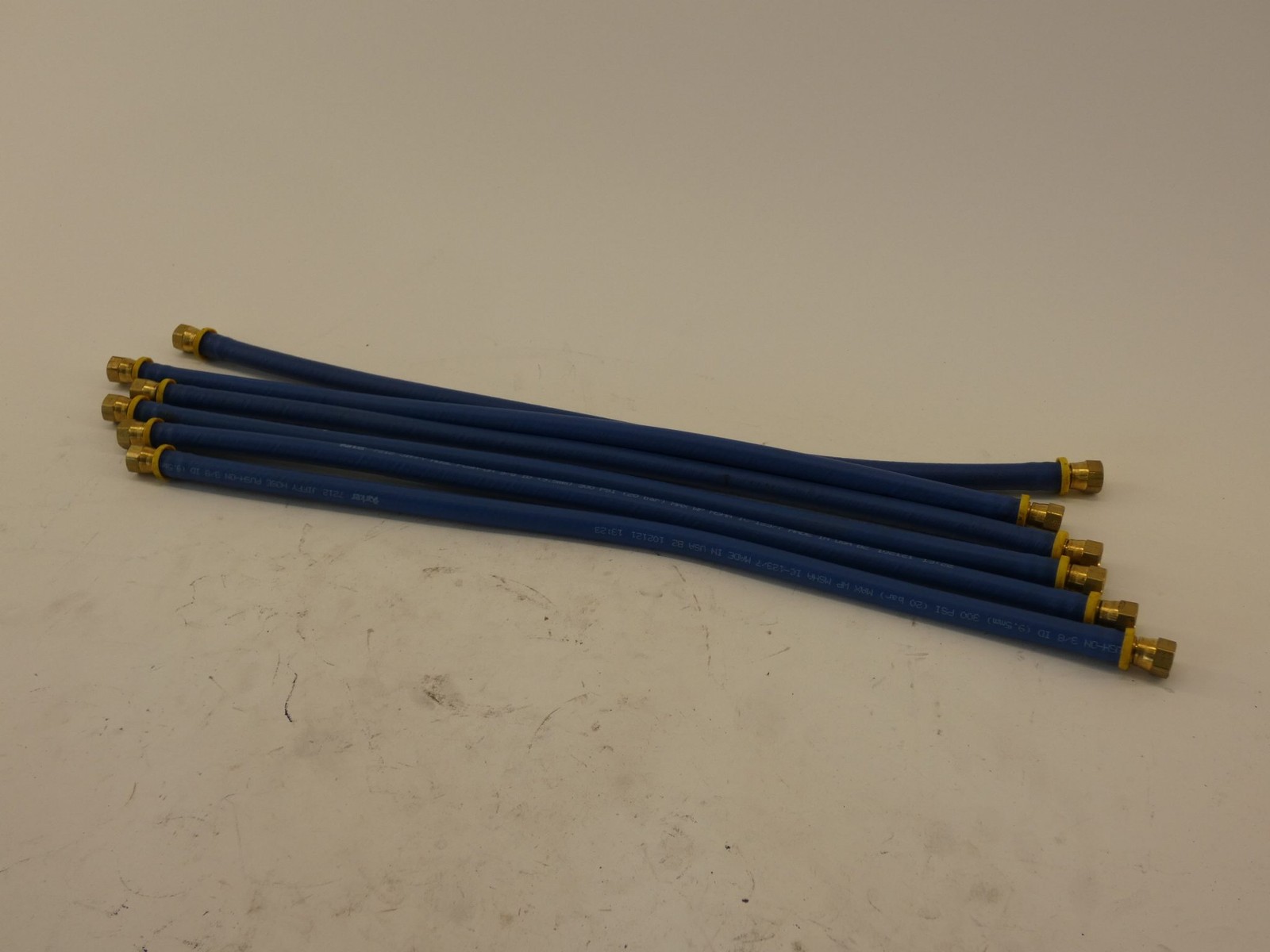 *Lot of 6* Parker 7212 Jiffy Hose 3/8" Push-On 300PSI 24-3/8"