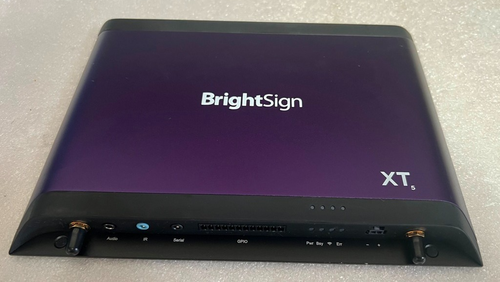 Reproductor de señalización digital expandido BrightSign XT5 XT1145 HDMI/Gigabit con PoE+