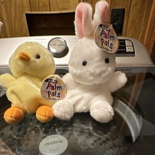 Aurora Palm Pals Chick and Bunny Small Plush Stuffed Animal Set