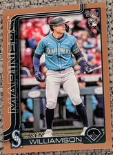 2025 Topps Update #US130 Ben Williamson Gold Border /2025 (RC) SEATTLE 