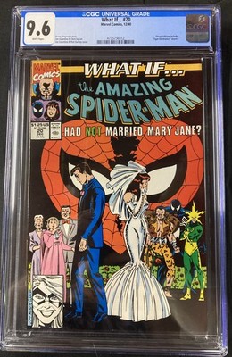 What If...? #20 CGC 9.6 WP  (Marvel Comics 1990) Spiderman Had Not Married MJ