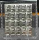 20 × 1 Gram Valcambi Suisse Silver Bars
