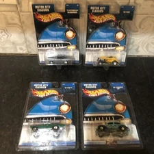 2002 Hot Wheels Lot of 4 Motor City Classics