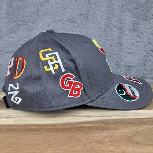 World Baseball Classic Hat Cap Strap Back Gray All Over Print MLB Baseball Logo - Picture 5 of 9