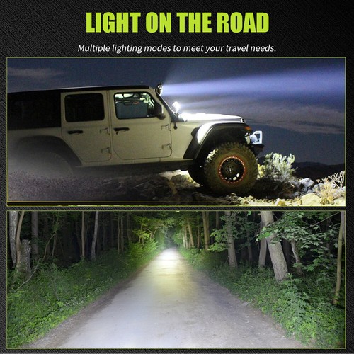 2PCS 4'' INCH 300W Cube LED Work Light Pods Flash DRL Truck OffRoad UTV ATV 4WD - Picture 2 of 11