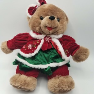 2007 Christmas Snowflake Teddy Bear Plush 13