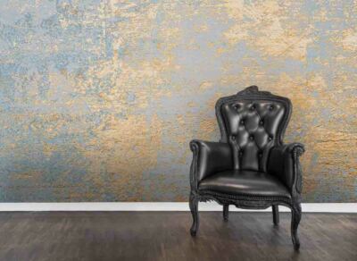 3D Gold Leaf Texture Self-adhesive Removable Wallpaper Murals Wall