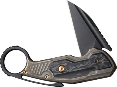 New We Knife Co Ltd Yardbird Button Lock Bronze WE22021-2