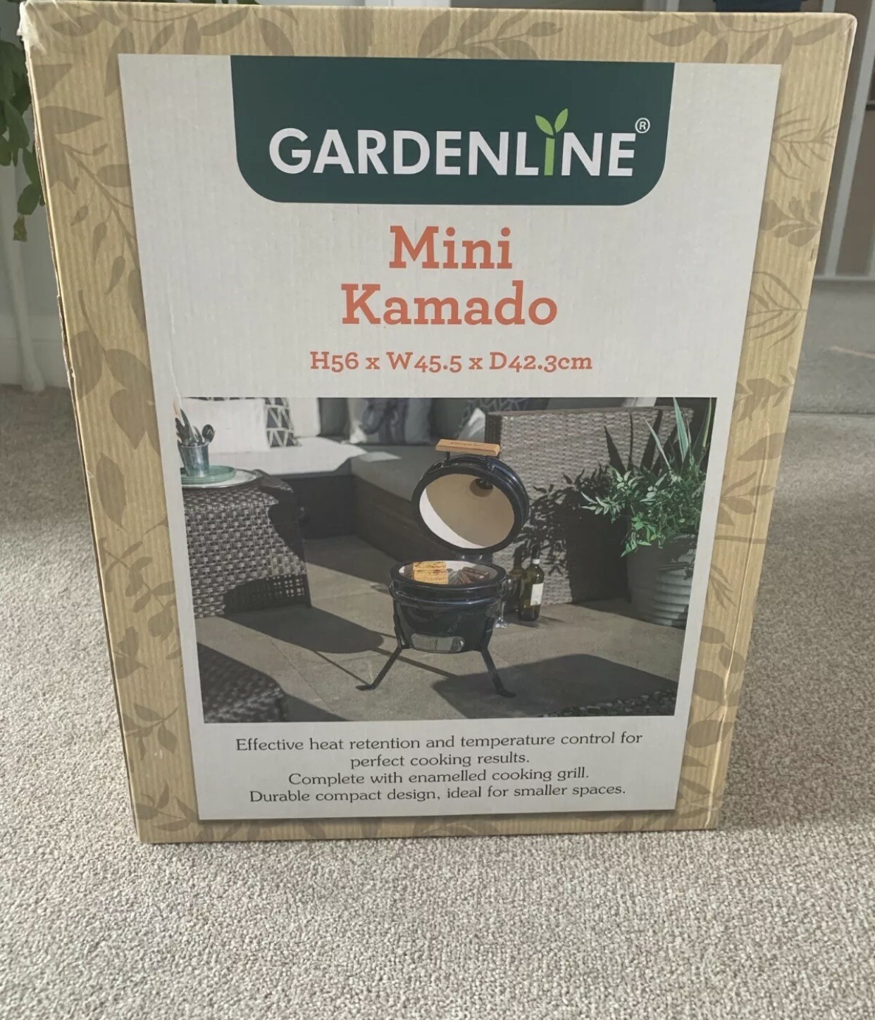 Gardenline Mini Kamado Ceramic BBQ Fast Delivery Full for sale online