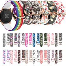 Silicone Bracelet Watch Strap For Samsung Galaxy Watch 46mm 42mm Active Gear S3