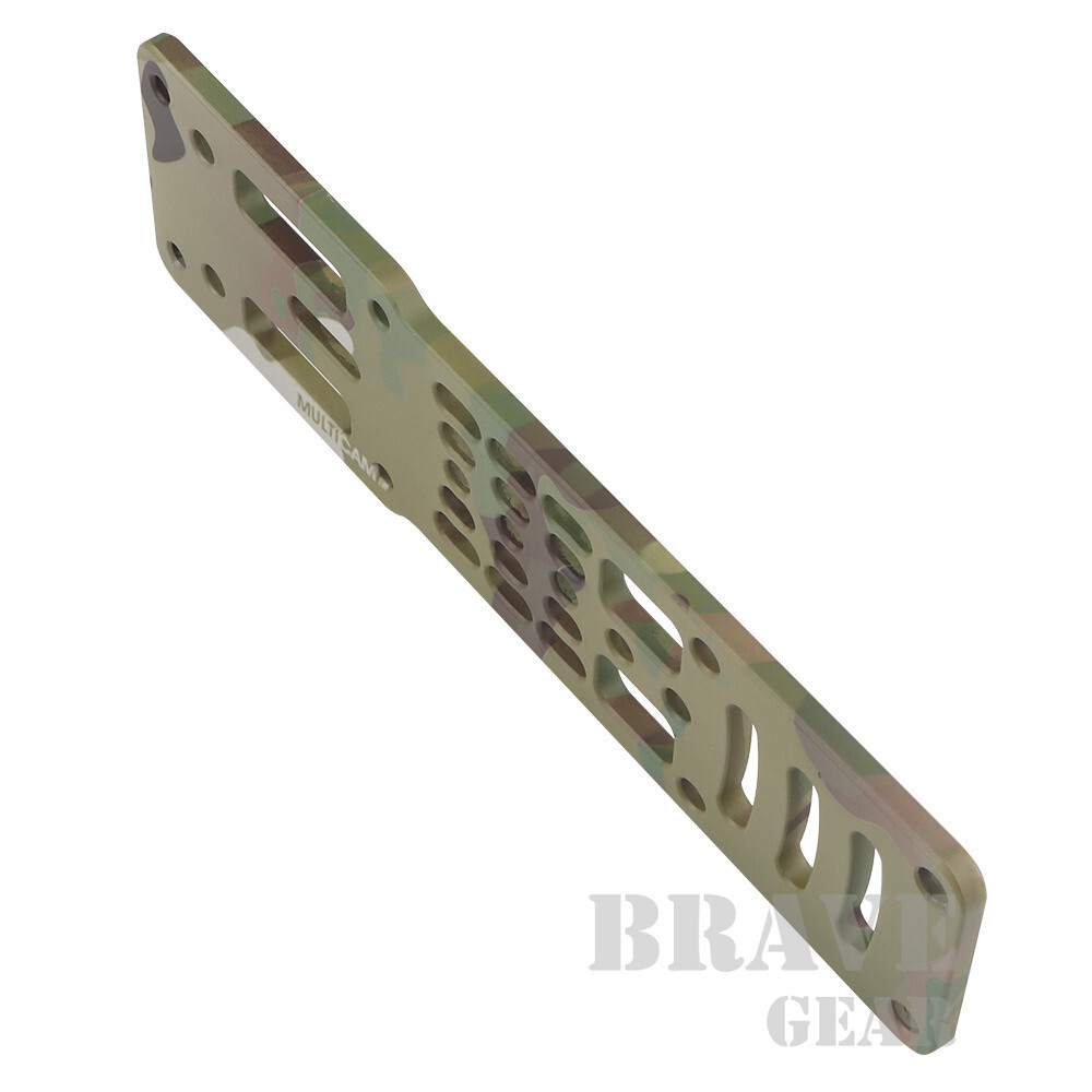 CNC Machined MOLLE / Belt Modular Holster Adapter Adjustment With Leg Strap Camo