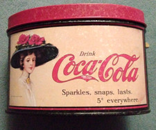 Vintage Coca-Cola Tin Box 1994 Coca-Cola Tin