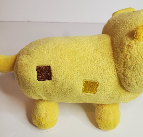 Minecraft Ocelot Cat Plush Mojang Yellow Stuffed Animal Toy Soft 7" 2014 - Picture 11 of 12