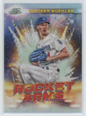 2022 Topps Cosmic Chrome Rocket Arms Walker Buehler Dodgers #RA-8