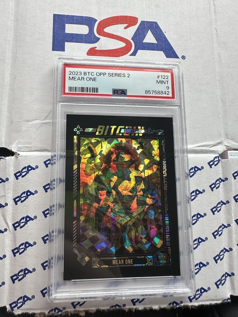 Bitcoin Trading Cards Series 2 S2 Mear One #122 holofoil /210 PSA 9 | eBay