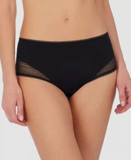 $34 Natori Women's Black Lace Revive Briefs Panty Size X-Large