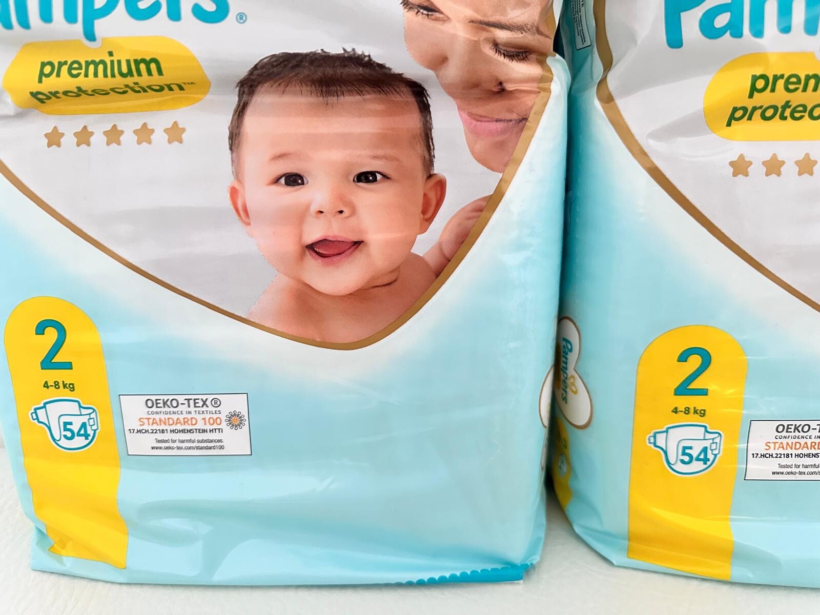 Couches Pampers Premium Protection Taille 2 pour des nuits paisibles sans fuite