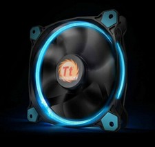 Thermaltake Riing 12 120mm Blue Circular LED High Static Pressure Fan NEW IN BOX