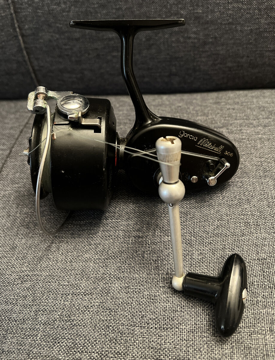 VTG Mitchell Garcia 306 Spinning Reel Heavy Action Works VTG Mitchell Garcia 306 Spinning Reel Heavy Action Works