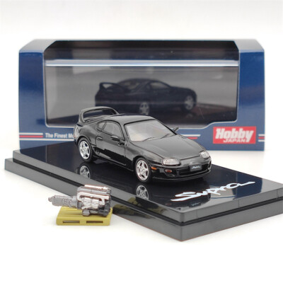 Hobby Japan Toyota Supra A80 (Engine) Black Car Diecast 1:64