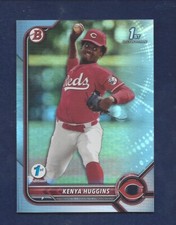 KENYA HUGGINS 2022 Bowman Draft First 1st Edition  SKY BLUE FOIL .99 SHIP J847