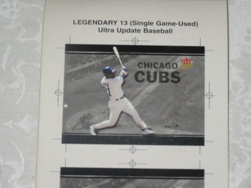 Fleer Ultra 2004 MLB béisbol legendario 13 a prueba de acetato Sammy Sosa - Imagen 9 de 12