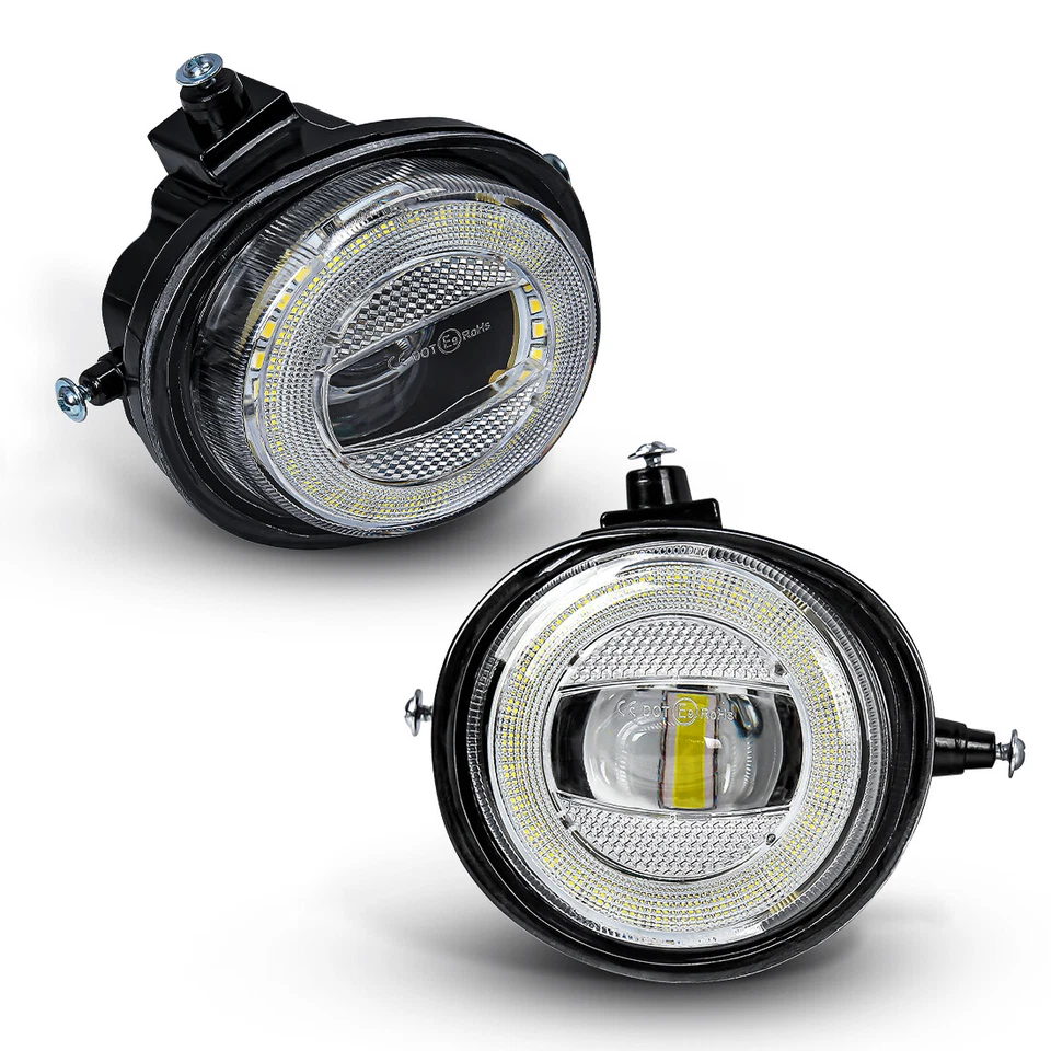 for Mazda RX-8 MPV 6 5 3 2 CX-7 CX-5 CX-9 MX-5/Miata Fog Light LED Angel Eyes - Image 3 of 4