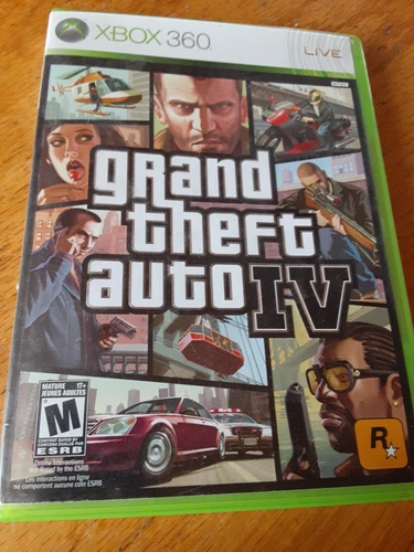 Grand Theft Auto IV (Xbox 360, 2008)-Case Map And Manual Only No Game
