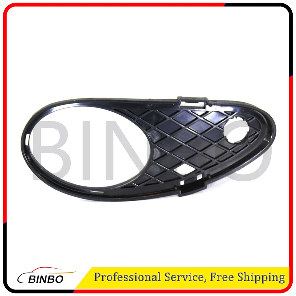 Conjunto de acabamento de farol de neblina para 2003-2007 Mercedes Benz C230 esquerda e direita 2 peças - Imagem 2 de 4