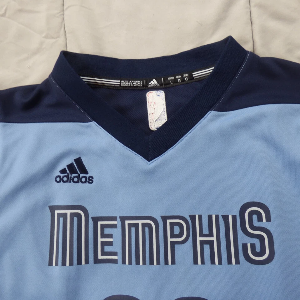 NBA Memphis Grizzlies Baloncesto Adidas Camiseta #33 Marc Gasol Talla Grande Niños Foto 3 de 4