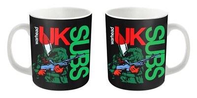 UK Subs 'Warhead' White Mug - NEW