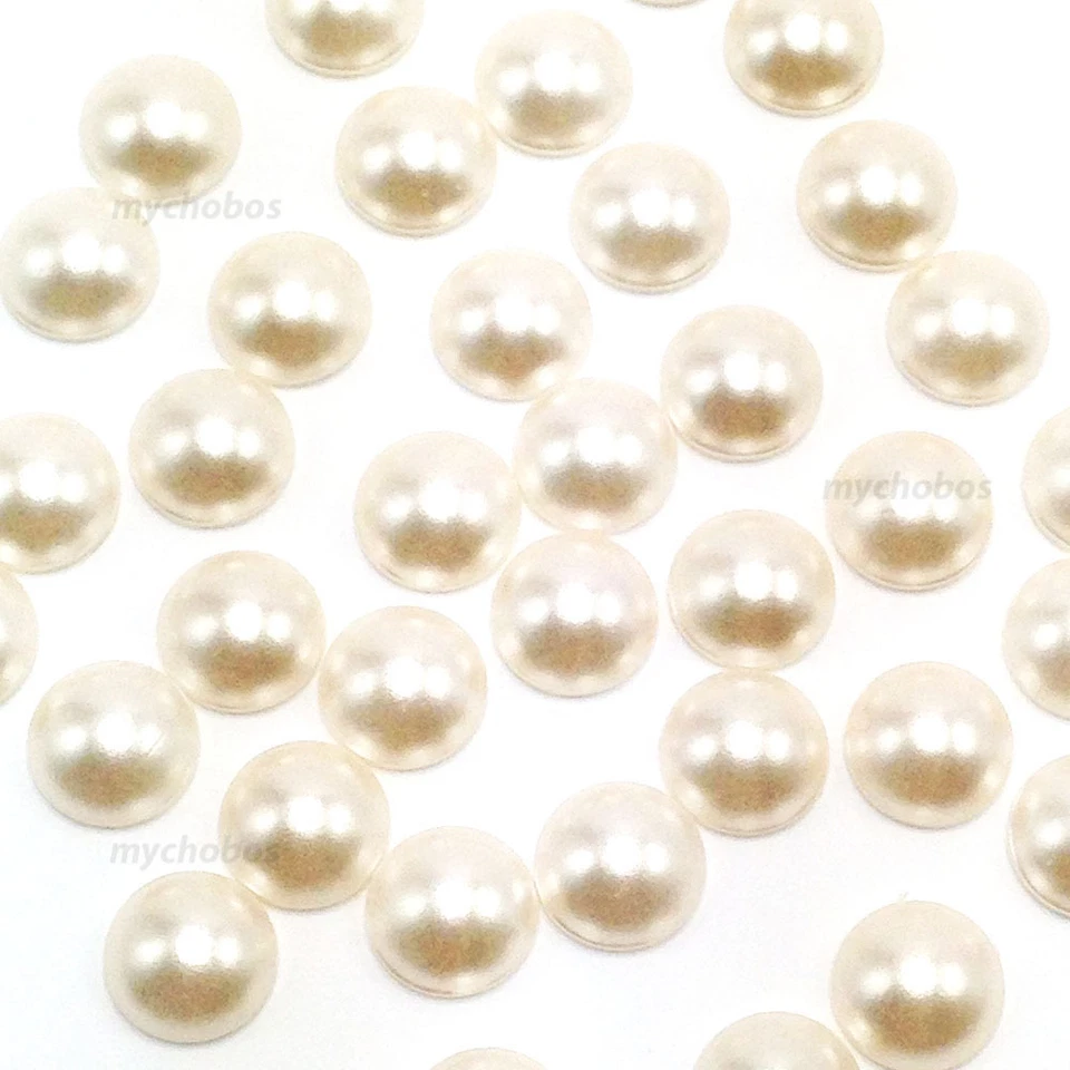 18 Swarovski 2080/4 Cabujón Flatbacks Hotfix 7 mm ss34 Cristal Blanco Perla Foto 3 de 4