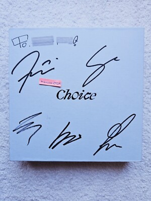 VICTON Choice Signed Promo Album Autographed + Message 8th Mini Kpop [US SELLER]