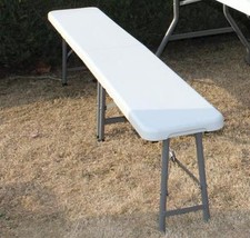 Panca da Campeggio Giardino Pieghevole Catering Picnic Camping 183X28X44Hcm