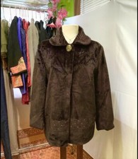Women Fluffy Faux Fur Winter Coat Jacket Warm Parka Outerwear Overcoat Surprise.