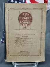 New Songs of Praise and Power No 1 By Hall Mack 1919 FREE SHIPPING!!!