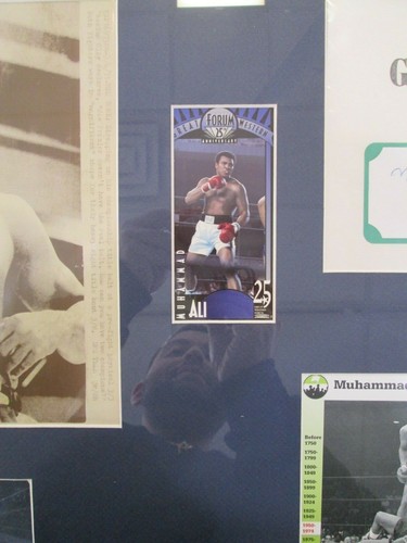 Muhammad Ali Framed Signed W/ Extras JSA Full Paper COA MUST SEE * - Picture 3 of 12