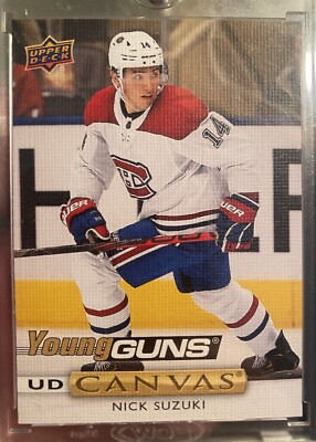 19/20 UPPER DECK SERIES 1 YOUNG GUNS UD CANVAS Nick Suzuki #C115