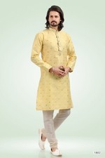Mens Designer Wedding Bollywood Traditional Ethnic Wear Kurta Payjama Dress