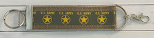 US ARMY Keychain with D Ring Lanyard Snap Hook Small Keychain Ring