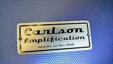Custom Amp Amplifier Guitar Case Headstock Na...