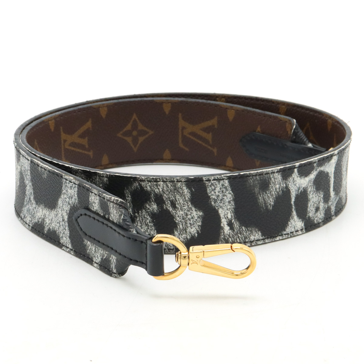 LOUIS VUITTON J02289 Leopard Monogram Shoulder Strap in Leather
