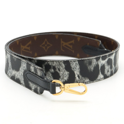 LOUIS VUITTON J02289 Leopard Monogram Shoulder Strap in Leather
