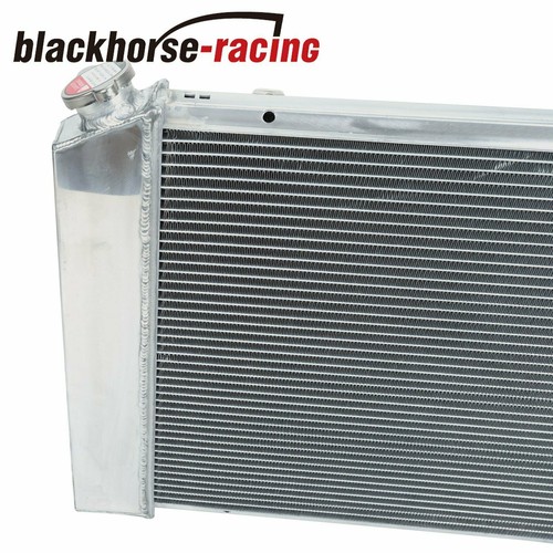 Aluminum Radiator 3 Row+Shroud Fan For 68-73 Chevy Chevelle Impala/71-90 Caprice - Picture 9 of 11