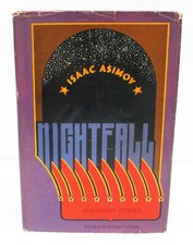 NIGHTFALL AND OTHER STORIES by ISAAC ASIMOV HCDJ BOOK CLUB EDITION