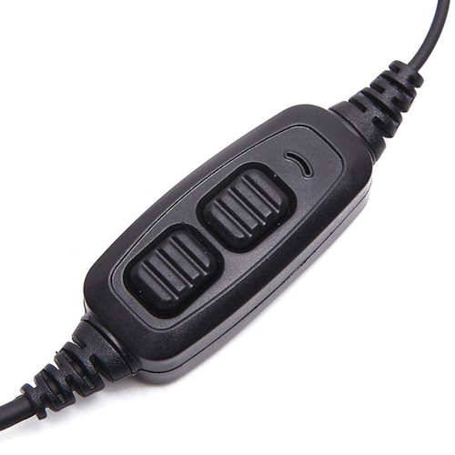 PTT Earpiece Headset Earbuds w/ Microphone Mic For Baofeng BF-UV5R UV-89 Radio - Zdjęcie 6 z 9